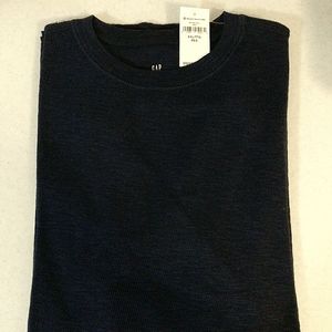 Gap Waffle-Knit Long Sleeve Cotton Tee NWT